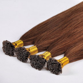     100% Double Drawn Virgin Remy Colored I Tip Hair Extensions 