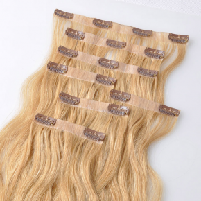 PU Clip Hair Extension Best Quality Tangle Free Shedding Free European hair