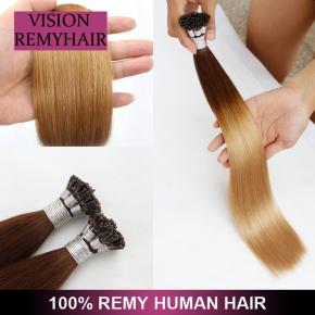 Wholesale Double Drawn i Tip 100 Virgin Indian Remy Hair