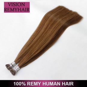 Prebonded Italian Keratin Fusion itip Hair Raw Virgin Cuticle i Tip hair 