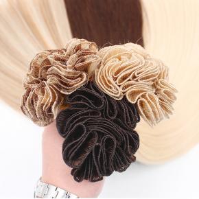 Hand Tied Weft Hair Extension Wholesale; 100% natural hair; Hand tied Hair