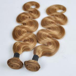Virgin Cuticle Blonde Color Indian Weave Hair Extension Human Top Quality 