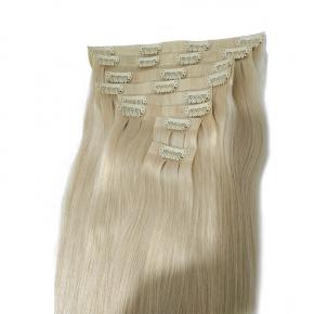 Nice Quality PU Weft Seamless Clip in Human Hair Extension1